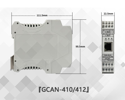 GCAN-410型可編程智能網關